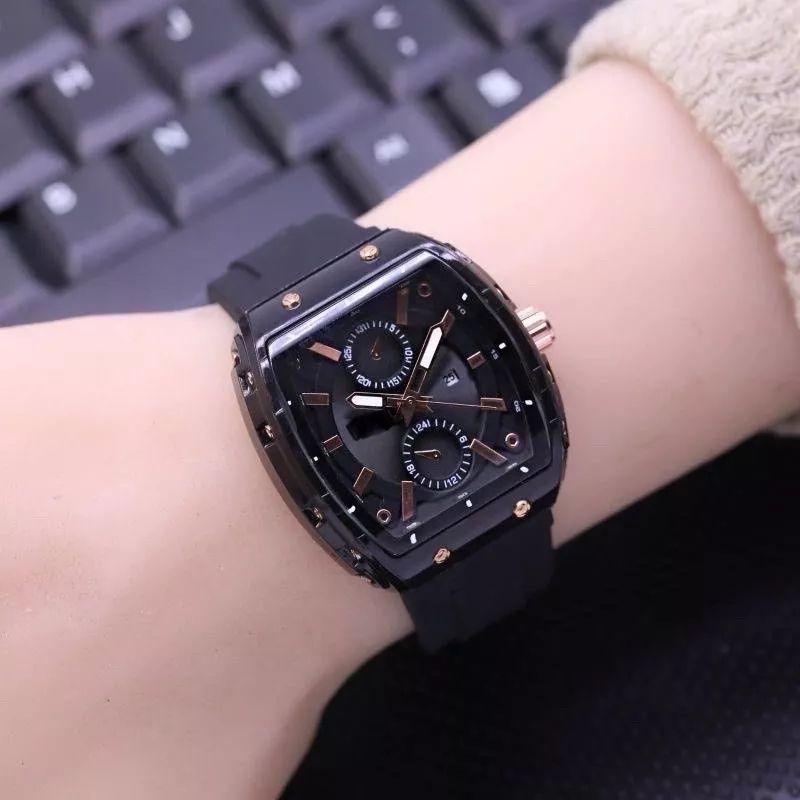 JAM TANGAN WANITA HUSH PUPPIES TANGGAL AKTIF TALI RUBBER