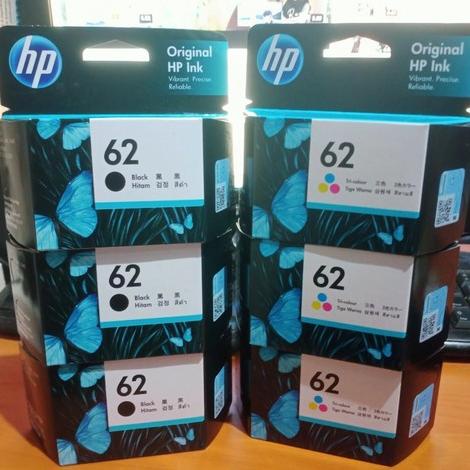 Tinta Printer Hp 62 Black Hp 62 Color Kagura.Stuff