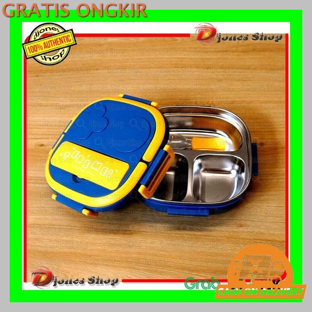 Tedemei Kids Lunch Box Set Premium Kotak Makan Anak Tedemei Stainless 304 / Kids Lunch Box Set Premi