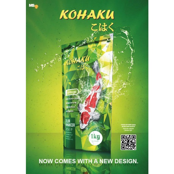 PAKAN KOI KOHAKU SPIRULINA M