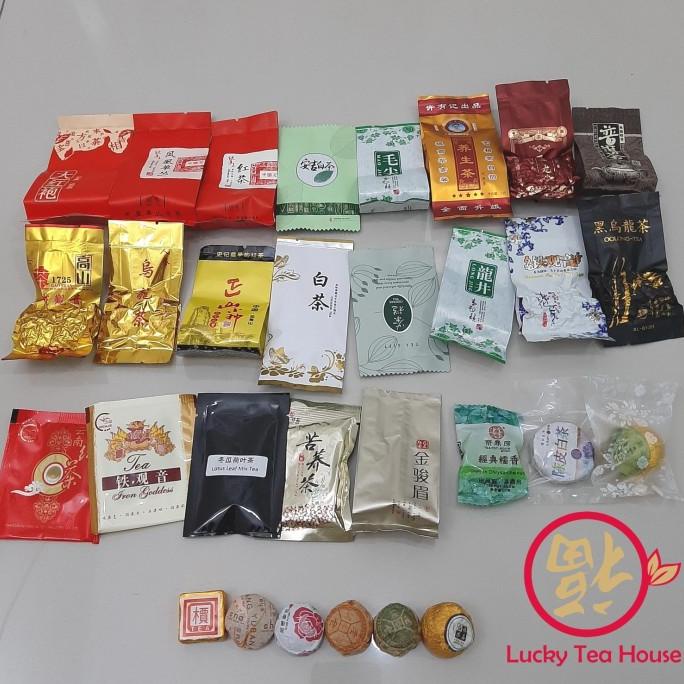 

Chinese Tea Tester Teh Cina Pu Er, Oolong, Da Hong Pao, Bi Luo Chun