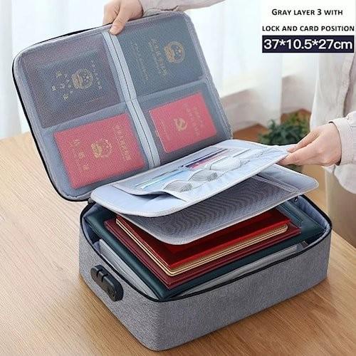 

Terlaris Tas Dokumen Pasport Ijazah Akte Lahir Tanah Kk Travel Organizer