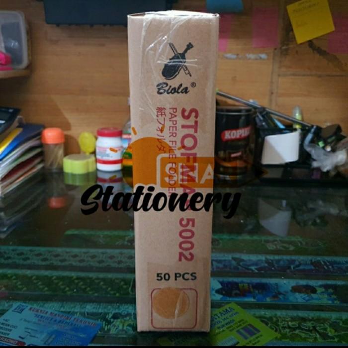 Terlaris Map Biola 5002 Coklat 1Pak Isi 50Pc