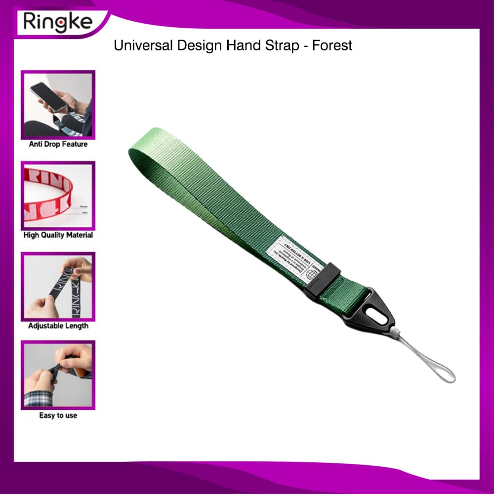 Ringke Hand Strap Forest Tali Hp Gantungan Wrist Lanyard
