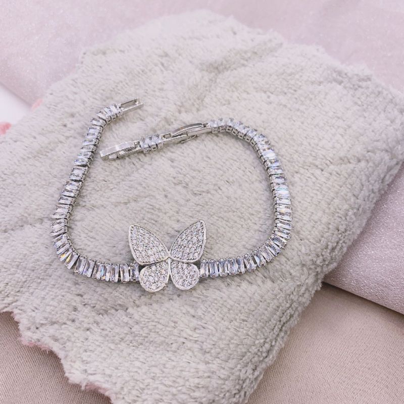 Gelang Titanium Asli kilau mirip emas asli Premium Quality Anti karat anti alergi Stainless steel ori mata kilau G32