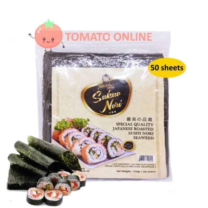 

Tokinori Sushi SAKAO NORI SPECIAL GRADE Seaweed Rumput Laut 50 Sheets nov