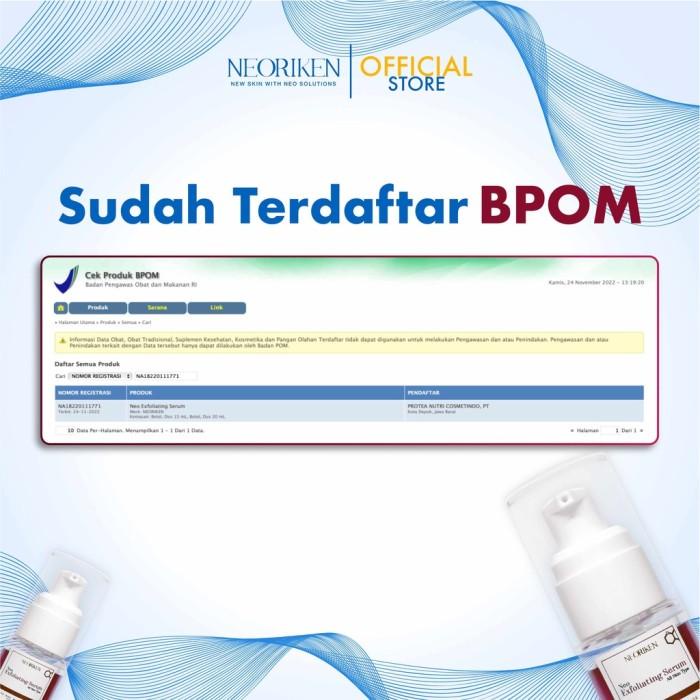 Serum Neoriken Exfoliating Serum Aha Bha Peeling Serum Original