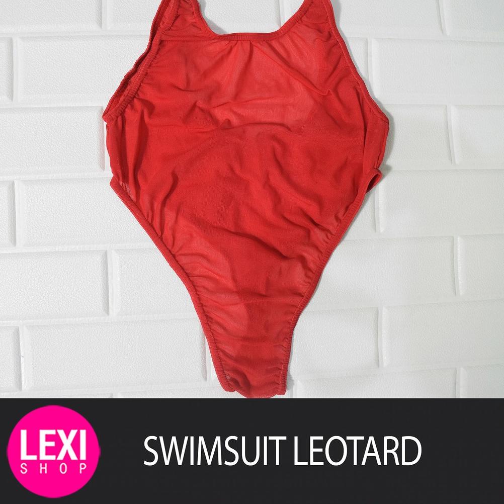 BAJU RENANG WANITA SEXY TRANSPARAN - MODEL LEOTARD TRANSPARAN