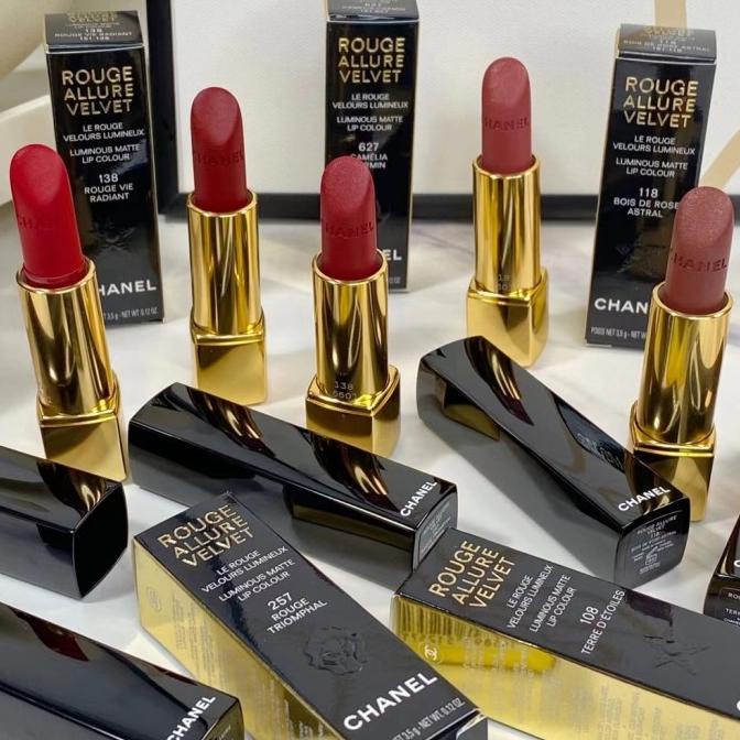 CHANEL LIPSTICK ROUGE ALLURE VELVET Luminous Matte Lip Colour 1.2/3.5g