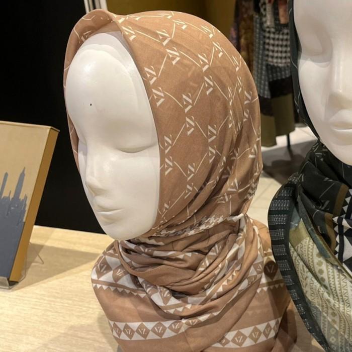 Scarf Vz Monogram Lady Scarf Newyork Season Collections Vivi Zubedi Original