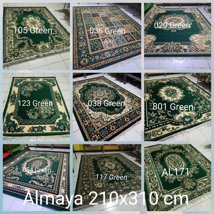 Permadani Karpet Permadani Besar Jumbo Hijau Almaya 210X310 Cm