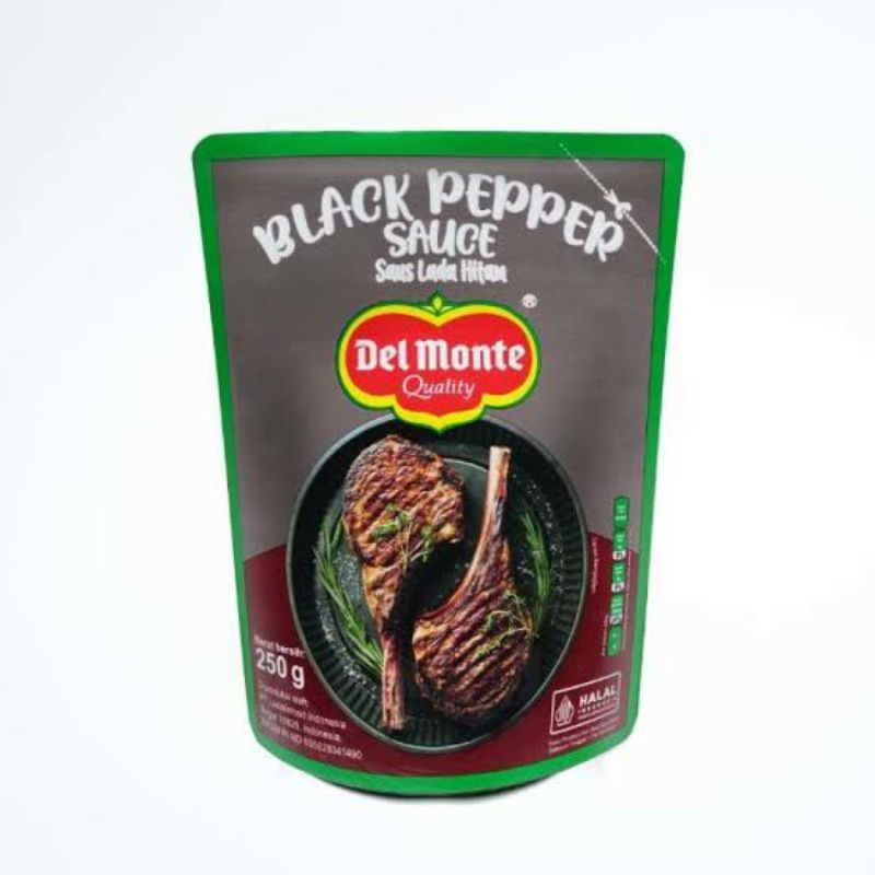 

delmonte blackpaper saus lada hitam 250gr