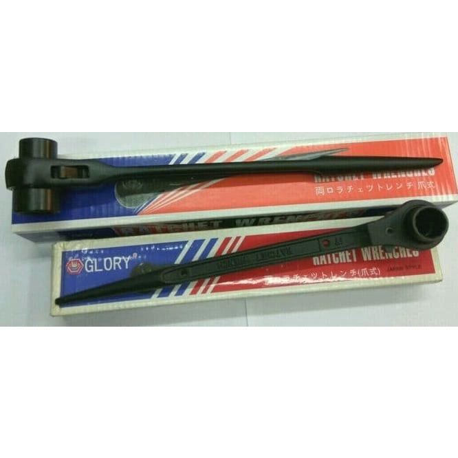 Kunci Scaffolding / Double Ring Ratchet 17X21 Glory