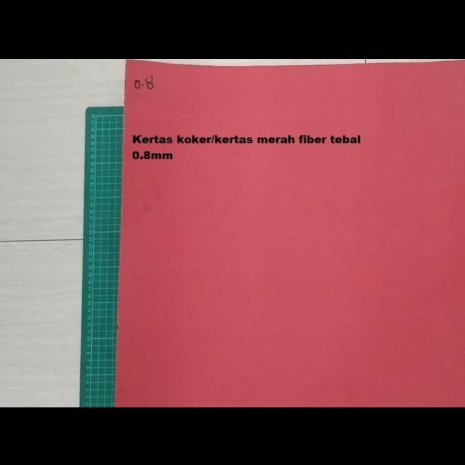 

!!!!!!] Kertas Merah/koker Insulation Gasket Red vulcanized Fiber Tebal 0.8 mm