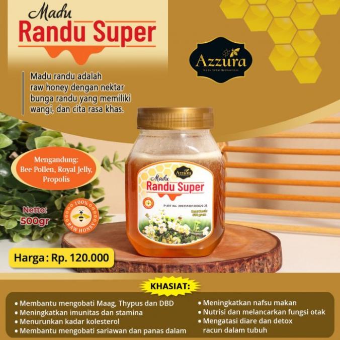 

MADU AZZURA - MADU MURNI (RAW HONEY) RANDU SUPER 500 GR