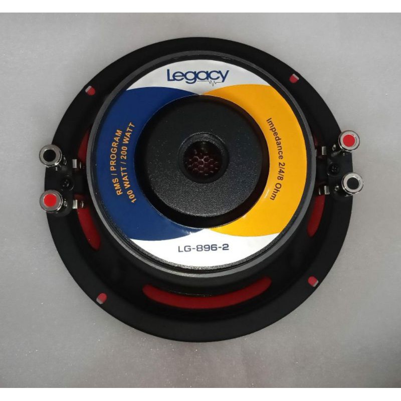 Speaker Subwoofer 8 Inch Legacy LG 896 2 DOUBLE VOICE COIL SPEAKER AUDIO MOBIL