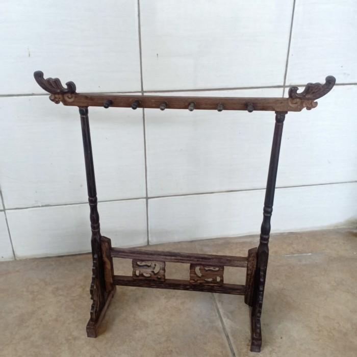 

Best Seller Rak Gantung Kuas Kaligrafi Kayu 12 Hook