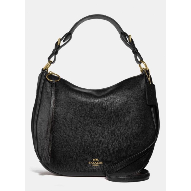 Trend Tas Coach Shoulder Bag Leather Sutton Hobo Bag 100% Original Coach Pengiriman Cepat
