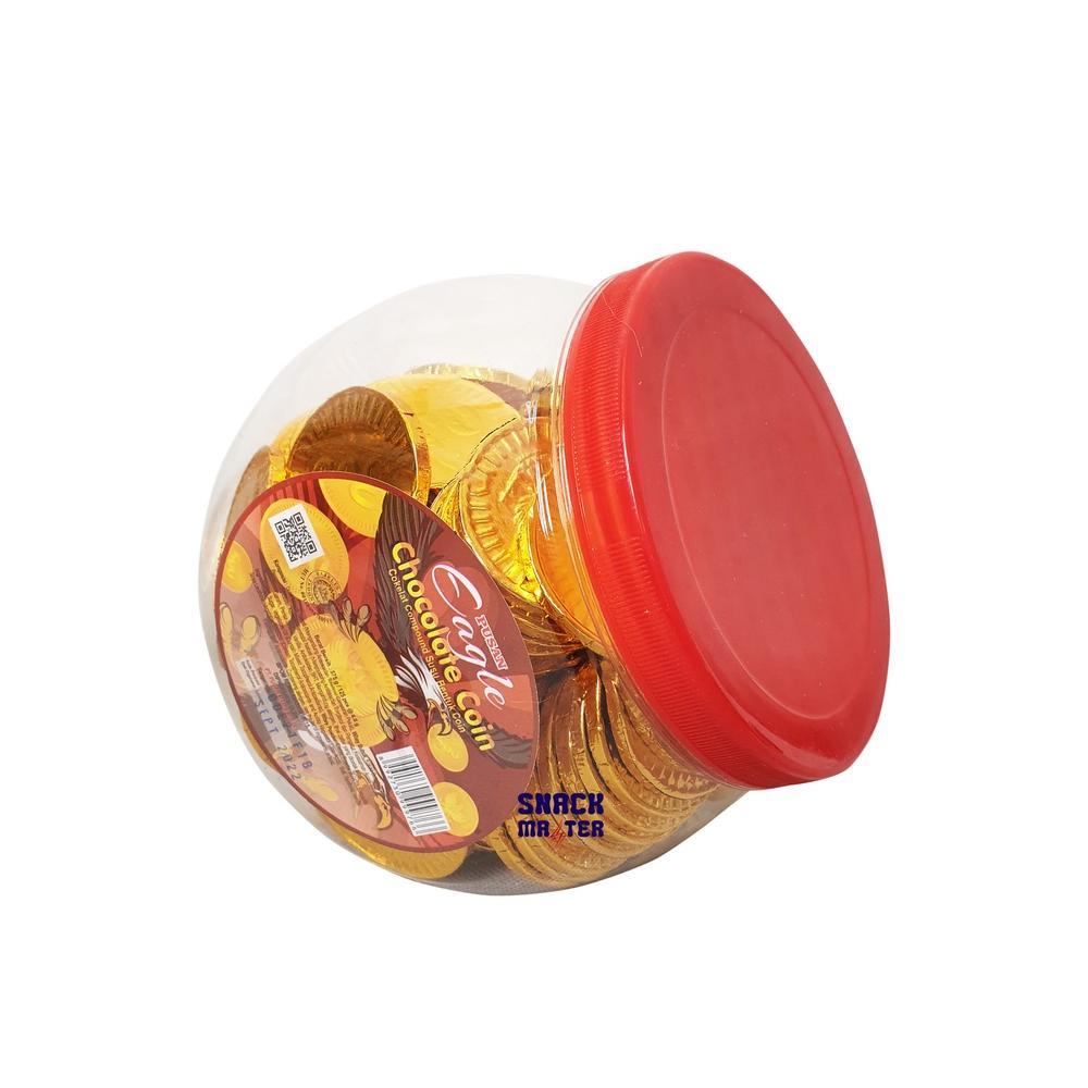 

Pusan Eagle Cokelat Coin Emas - Netto 575 gr (Isi 125 pcs) Best Seller