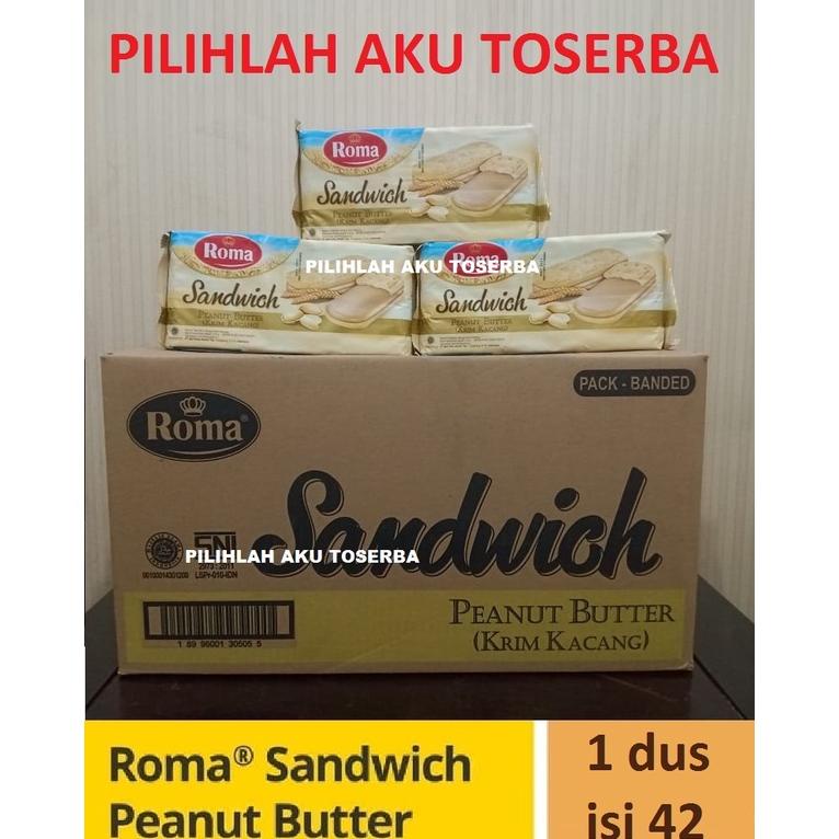 

ROMA SANDWICH PEANUT 189 gr - 1 DUS ISI 42 PACK Best Seller