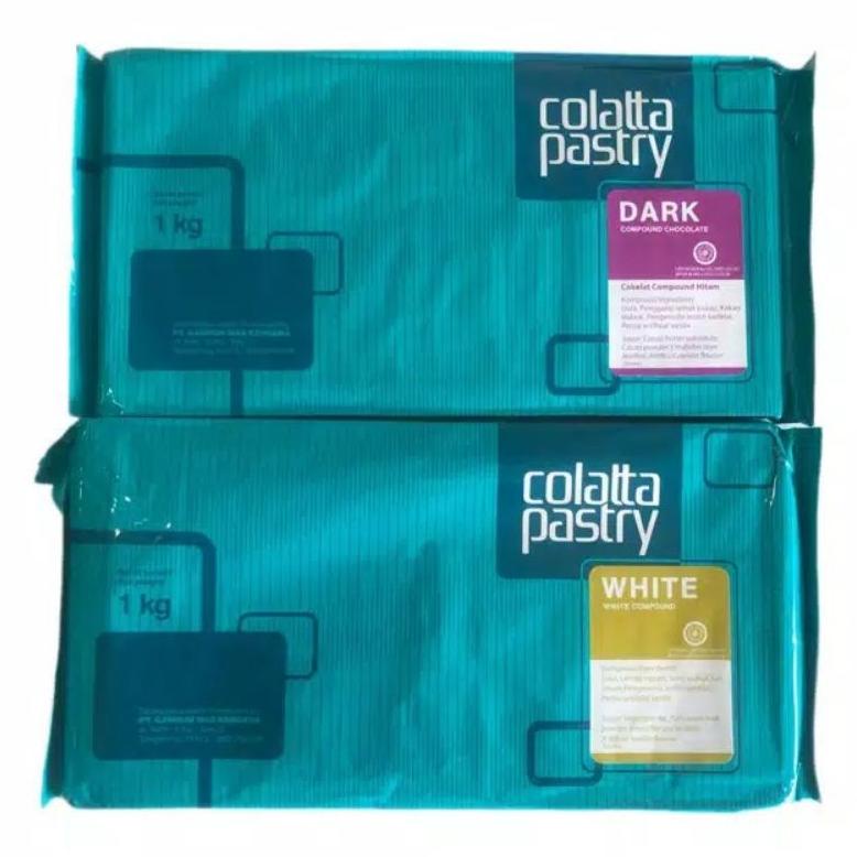 

COLATTA Pastry Dark dan White Compound Chocolate 1 kg Best Seller