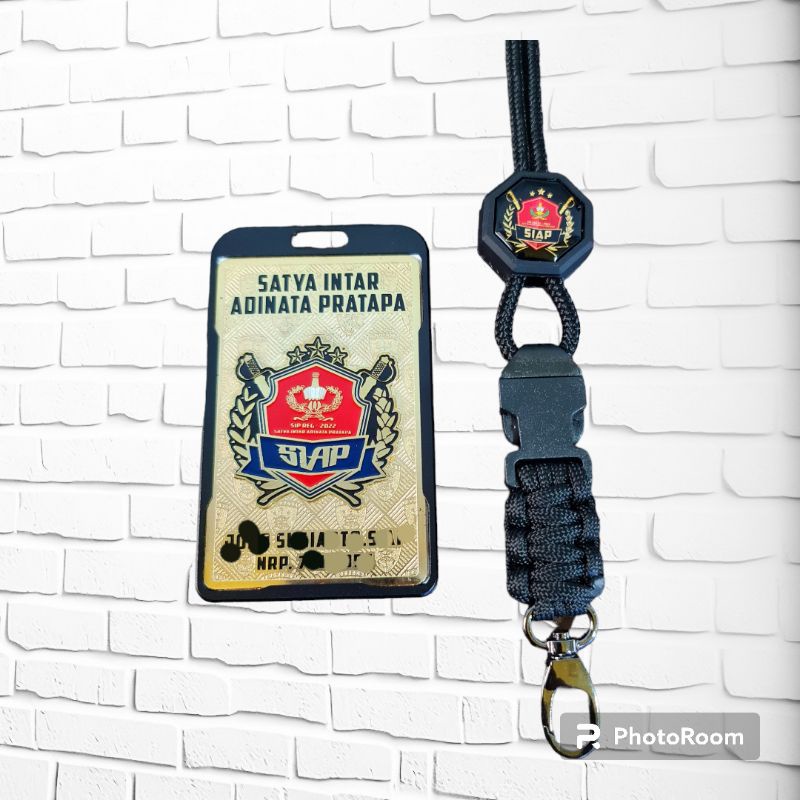 

id card lanyard holder plat peneng logo angkatan POLRI TNI SIPIL NEGERI PEMKAB DINAS