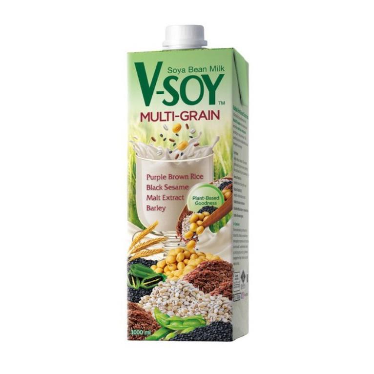 

Promo - () V-soy Soya Milk 1000 ml UHT - Multi Grain ~