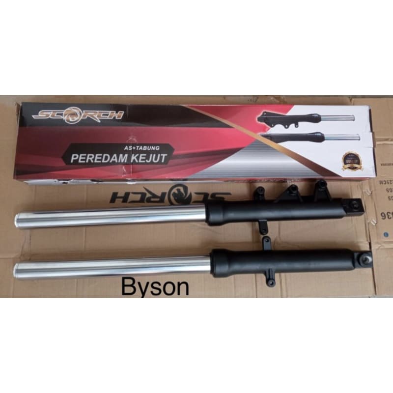 As BAMBU + tabung shock depan YAMAHA byson KARBU SHOCKBREAKER SOKBREKER SHOKBREKER SHOCK SOK BREAKER