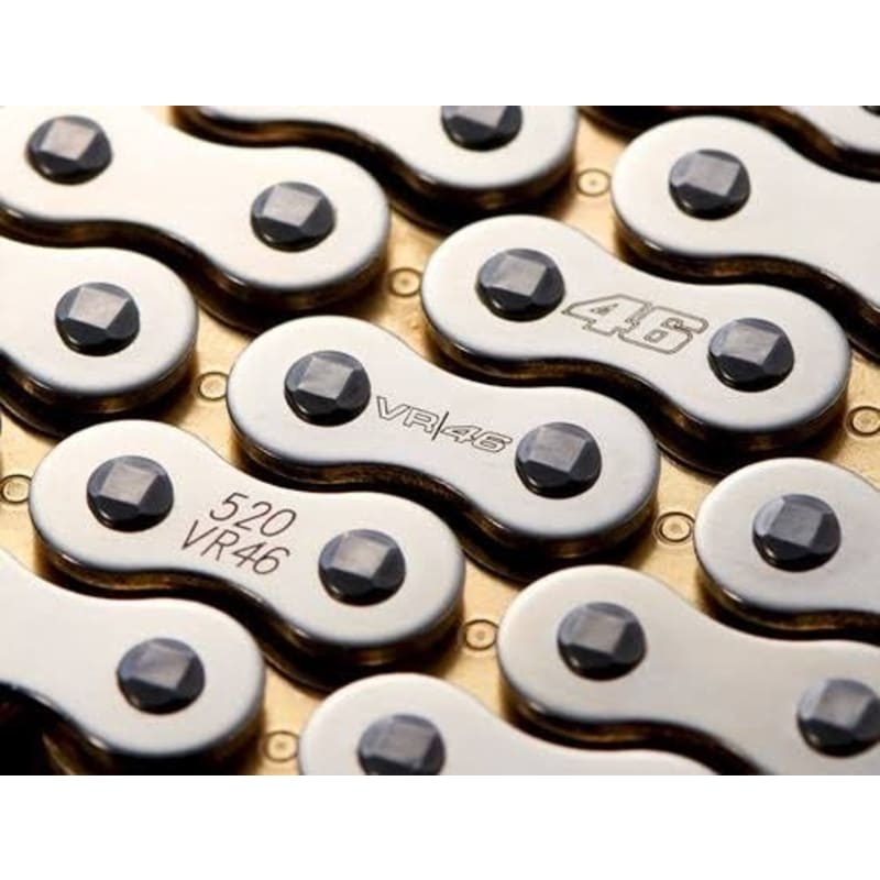 Rantai DID Japan VR46 Valentino Rossi Model Xring X-Ring 520VR46 520 VX3 120L 120 L Gold Racing Chai