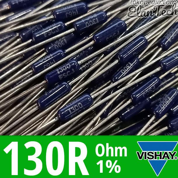 Resistor 130R 1% Vishay Dale FSCJ 130 Ohm 0.25W Elan73c Ayo Beli