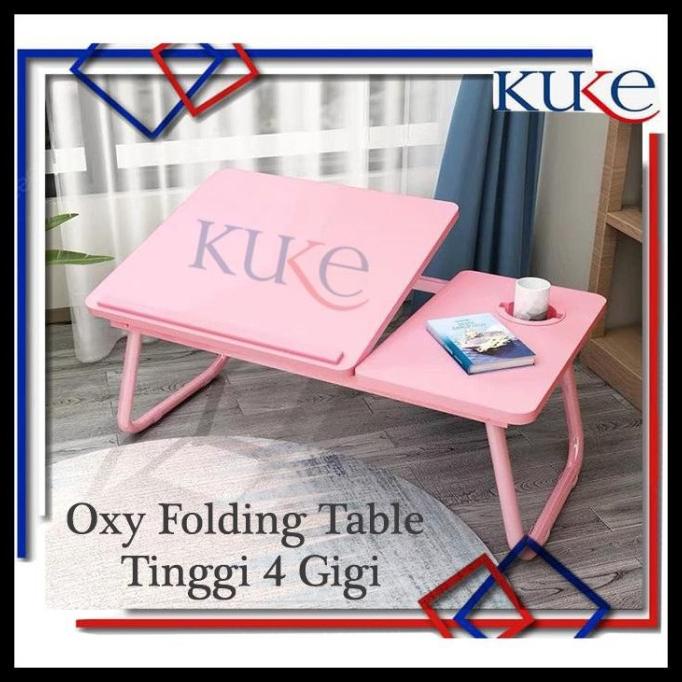 Kuke Kls-808 Meja Lipat Laptop / Meja Laptop Lipat / Oxy Folding Table Efranyutstore
