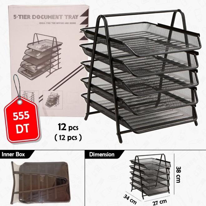 

Baru Document Tray / Rak Tempat Dokumen 5 Tingkat (555) Original