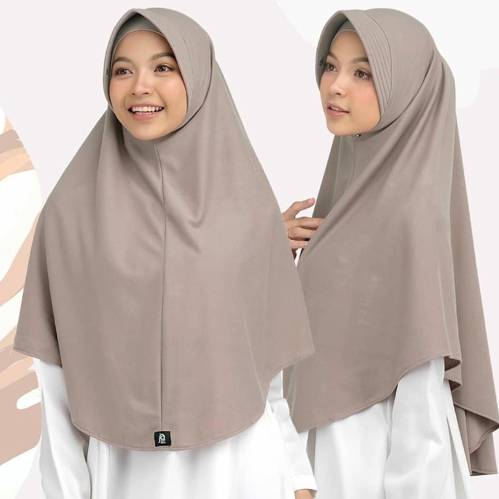 Edisi Mewah Jilbab bergo Hamidah Jersey ped jumbo L | Hijab Jersey Ukuran L 789➥