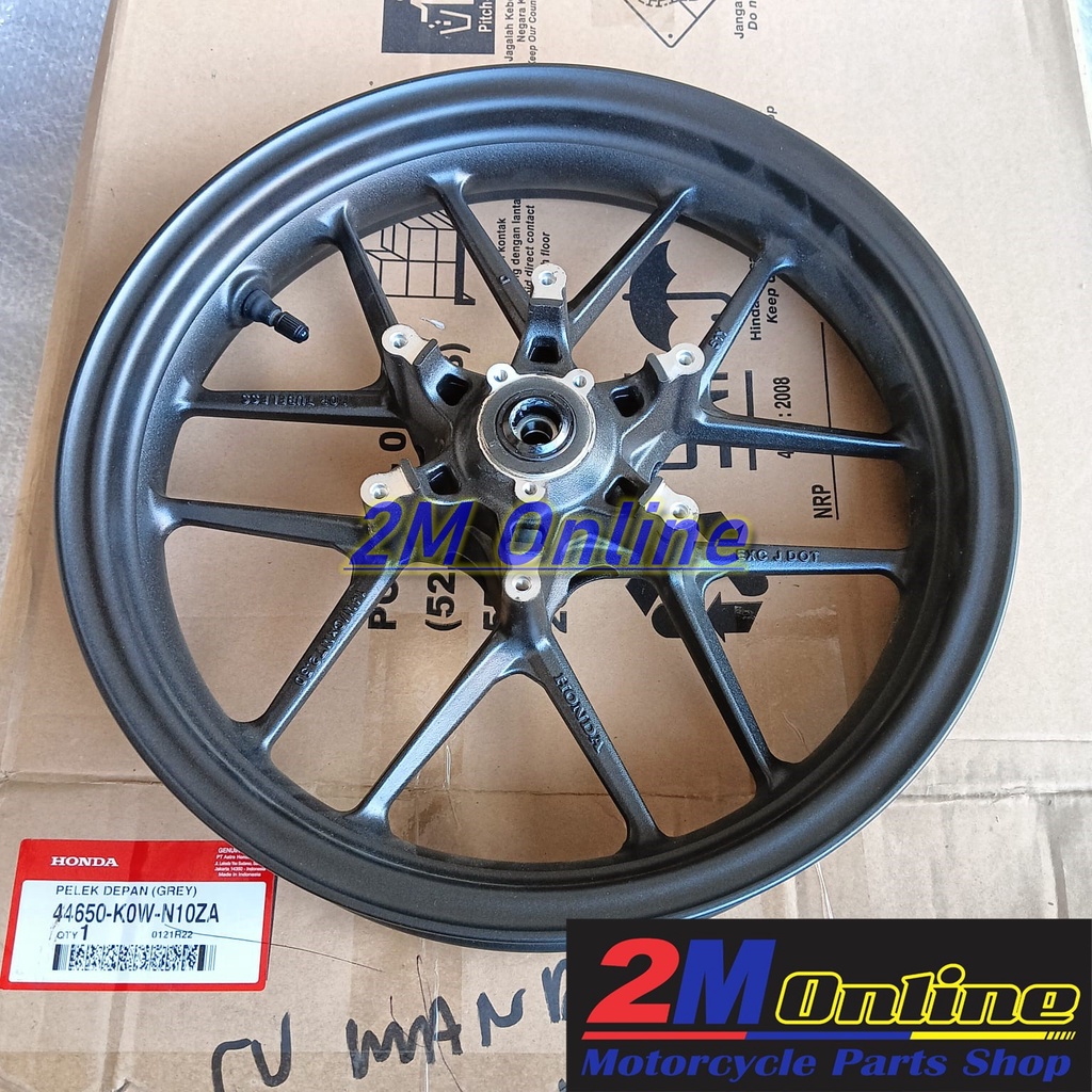 44650K0WN10ZA Velg CW ADV 150 ABS Depan Grey Ori AHM
