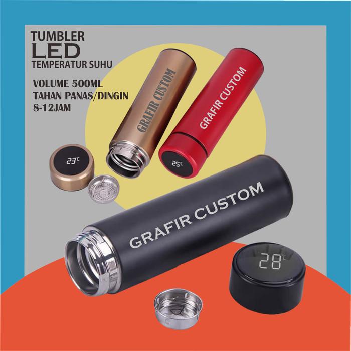 Tumbler Souvenir Tumbler, Thumbler, Tambler, Tumblr, Tumblr, Temperatur LED Suhu 01