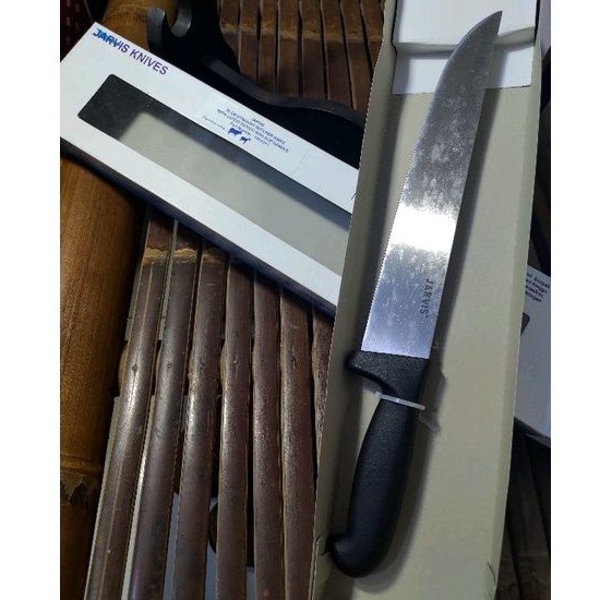 JARVIS 25CM 1401011 STRAIGHT BUTCHER KNIFE WITH LATEST DESIGN NON-SLIP HANDLE PISAU DIBAHARI