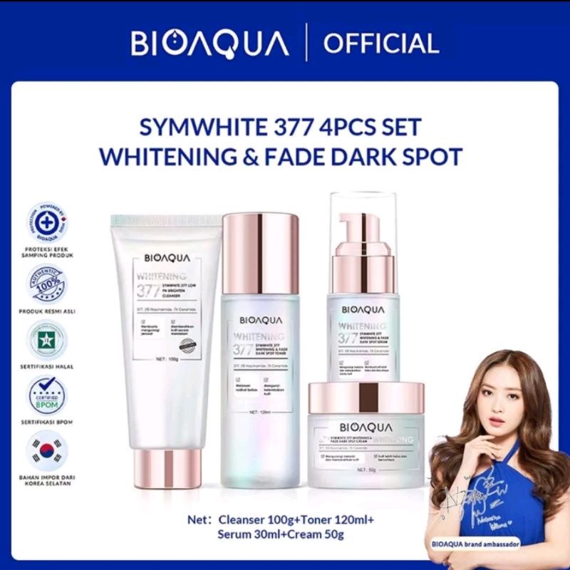 Bioaqua Symwhite 377 Whitening &amp; Fade Dark Spot Toner / Brightening Cleanser