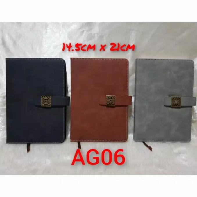 

AG 06 Agenda Kulit A5 / Buku Catatan / Notebook Kulit exclusive len03