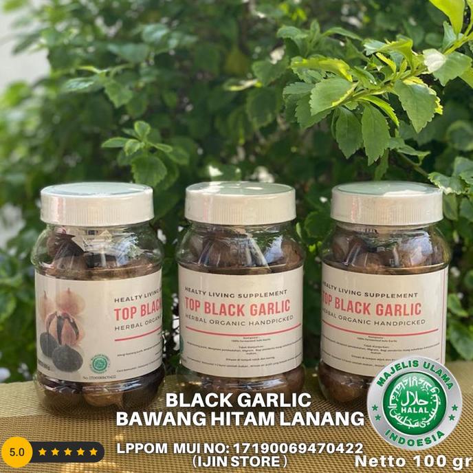 

Black Garlic Bawang Hitam Lanang Netto 100gr roc02