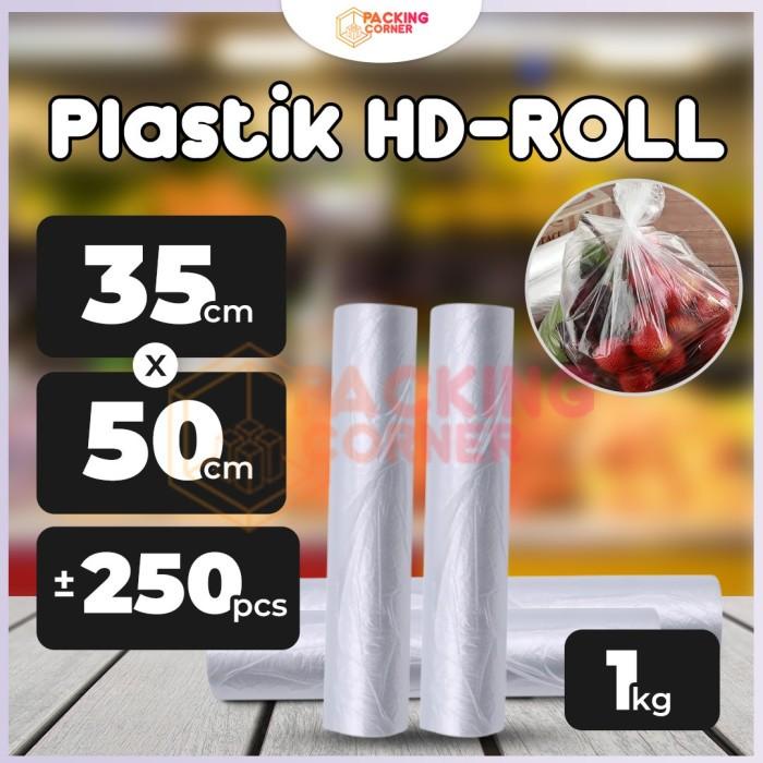 Terlaris Plastik Hd Roll Kantong Sayur Buah Plastik Fotocopy 35X50 Cm Foodgrade