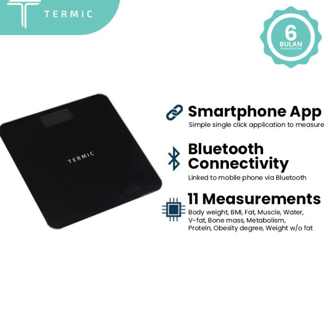 TERMIC Smart Weight Scale Bluetooth / Timbangan Digital Bluetooth