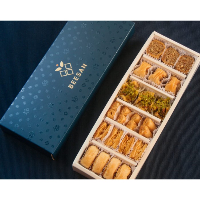 

Cemilan Turki Baklava Beesan Turkish Delight 350gr