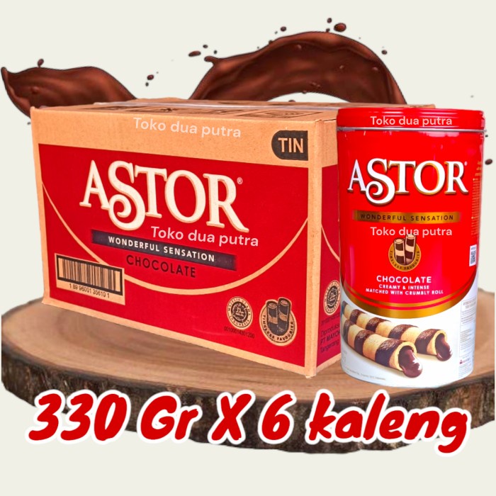 

astor double Coklat 330 gr x 6 kaleng ( harga promo)