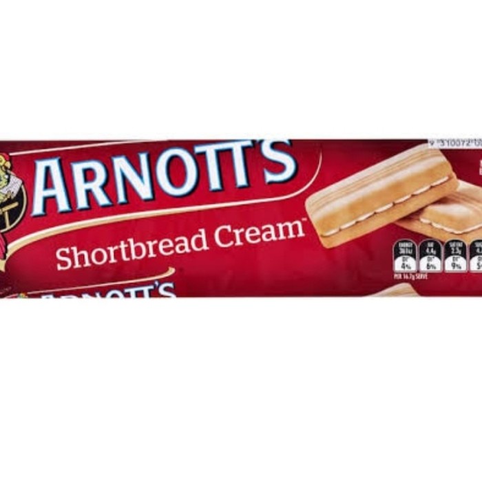 

arnotts shortbread cream 250gram