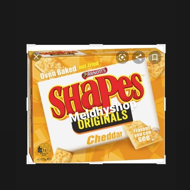 

ARNOTT'S SHAPES ORIGINALS CHEDDAR 175 gr