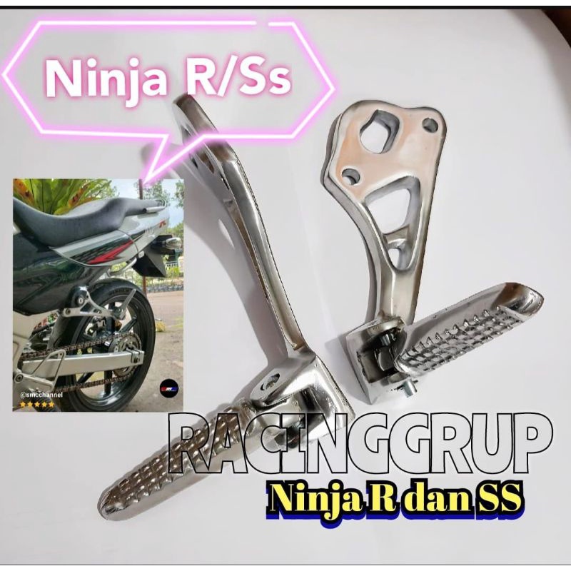 step non jomblo ninja r step belakang ninja r knalpot kobra