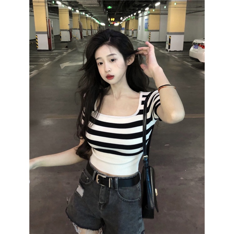 ☃◆Suhao kaos import wanita kaos wanita korean style lengan pendek kaos pendek perempuan