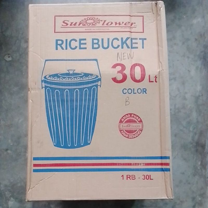 Rice bucket sunflower 30 liter / termos es / termos nasi