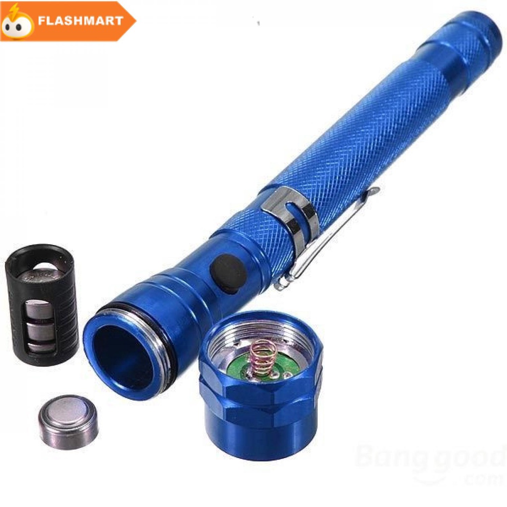 FLASHMART LED Telescopic Flexible Magnetic Pick Up Flashlight