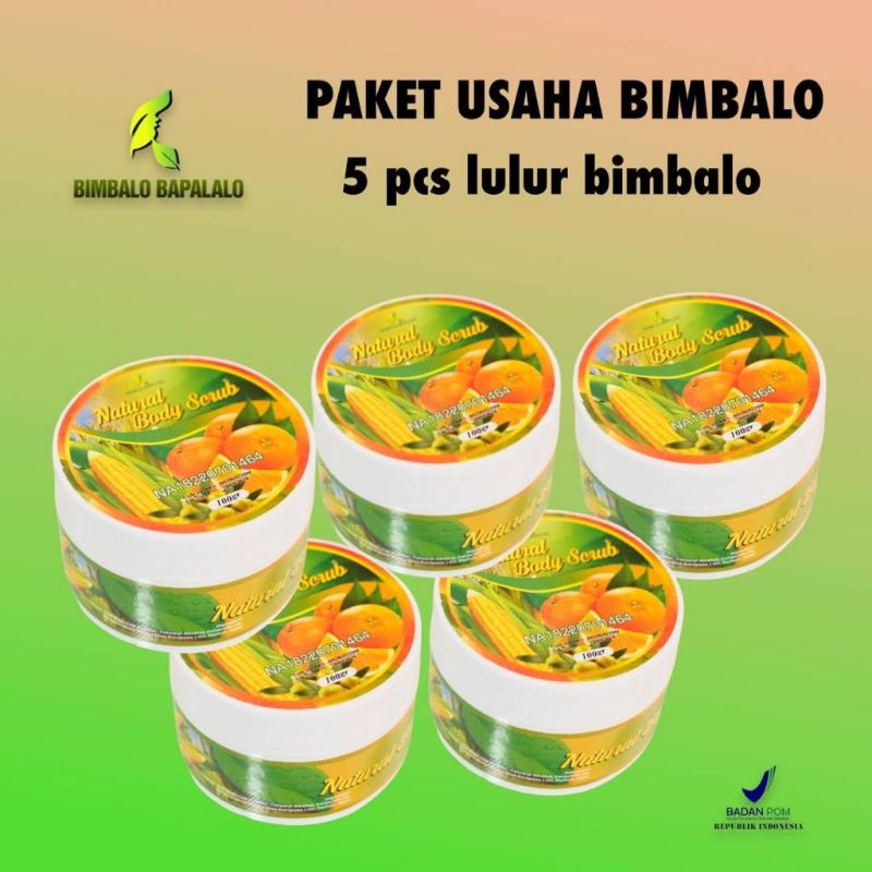 PAKET USAHA BODY SCRUB BIMBALO BAPALALO